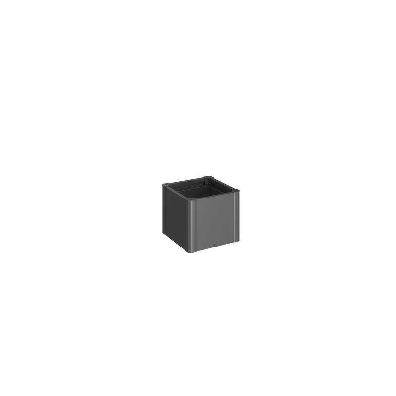 Biohort Pflanzbeet 'Belvedere MINI 50' dunkelgrau-metallic 53 x 53 x 45 cm von Biohort