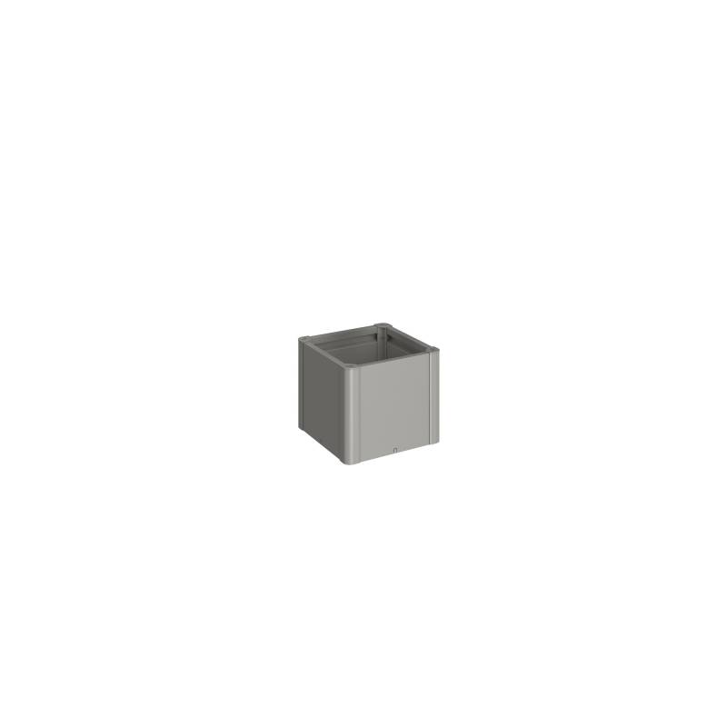 Biohort Pflanzbeet 'Belvedere MINI 50' quarzgrau-metallic 53 x 53 x 45 cm von Biohort