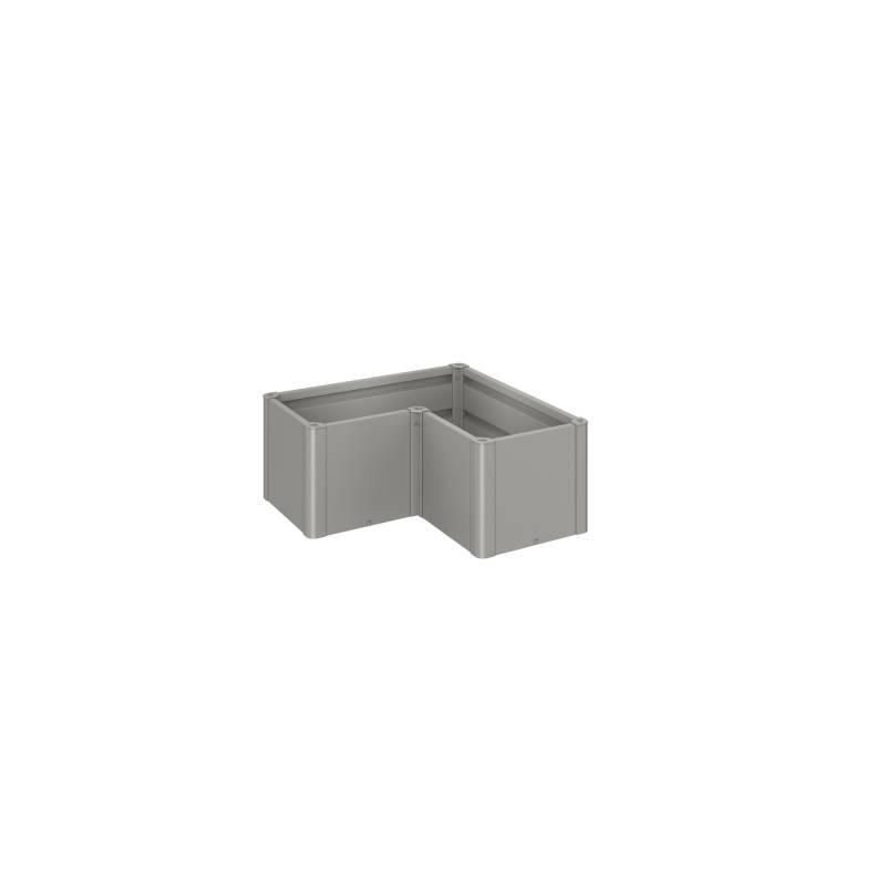 Biohort Pflanzbeet 'Belvedere MINI L100' quarzgrau-metallic 102 x 102 x 45 cm von Biohort