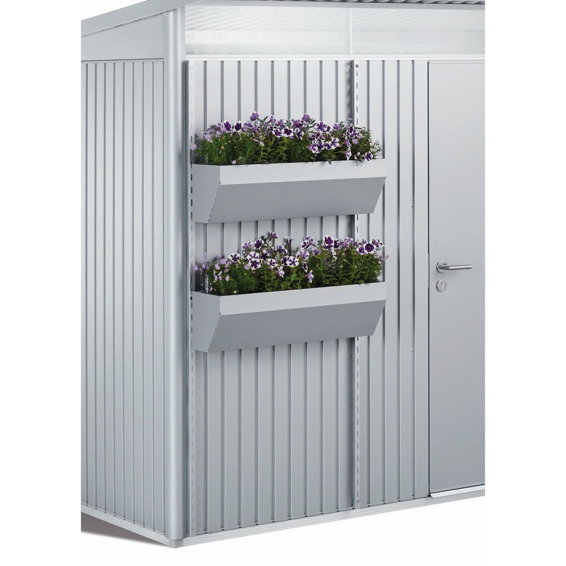 Biohort Pflanzgefäß 'FloraBoard' silber-metallic für Gerätehaus 'AvantGarde', 'HighLine', 'Panorama' Biohort Pflanzgefäß 'FloraBoard' silber-metallic für Gerätehaus 'AvantGarde', 'HighLine', 'Panorama' von Biohort