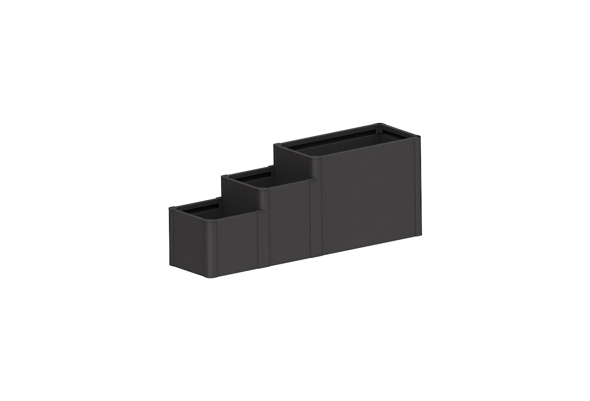 Biohort Pflanzkasten-System DaVinci Version 3 - Blumentreppe B x T x H 201 x 53 x 77 cm dunkelgrau-metallic Biohort Pflanzkasten-System DaVinci Version 3 - Blumentreppe B x T x H 201 x 53 x 77 cm dunkelgrau-metallic von Biohort