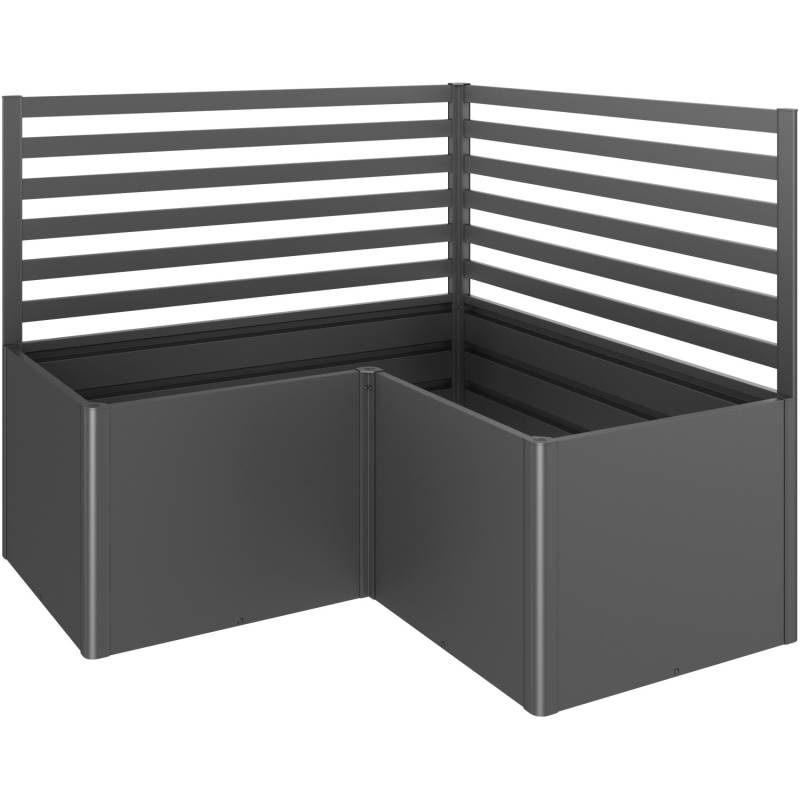 Biohort Rankgitter (2 Stk) für L-Form Gr. L200/L2 x 1 Dunkelgrau-Metallic von Biohort