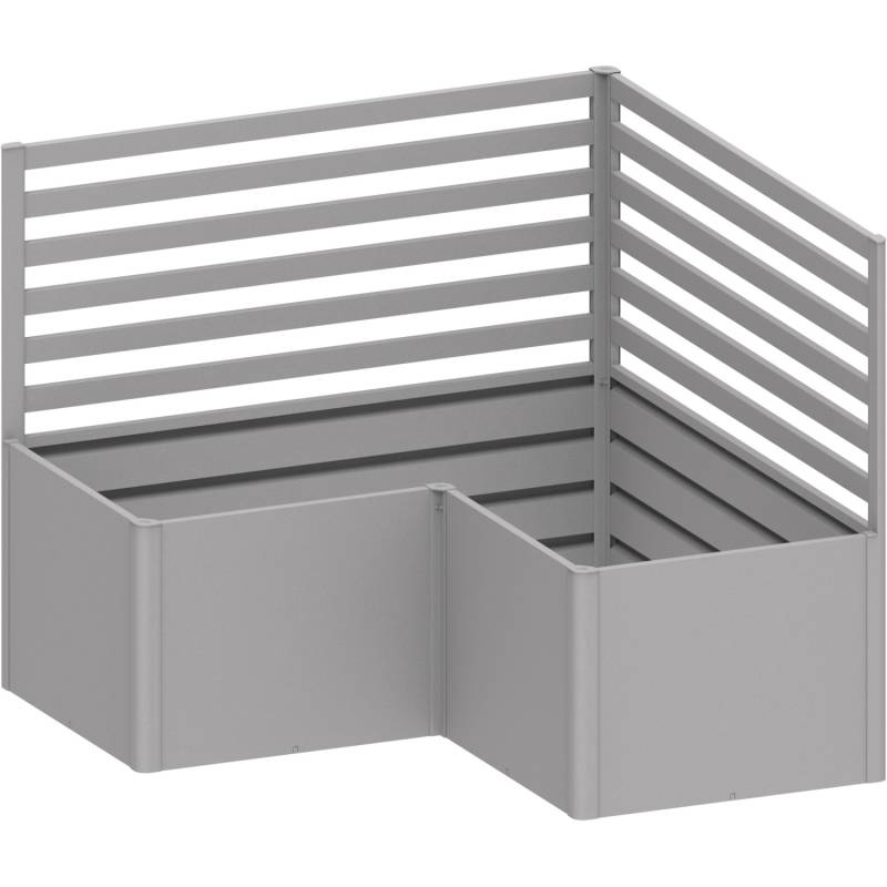 Biohort Rankgitter (2 Stk) für L-Form Gr. L200/L2 x 1 Silber-Metallic von Biohort