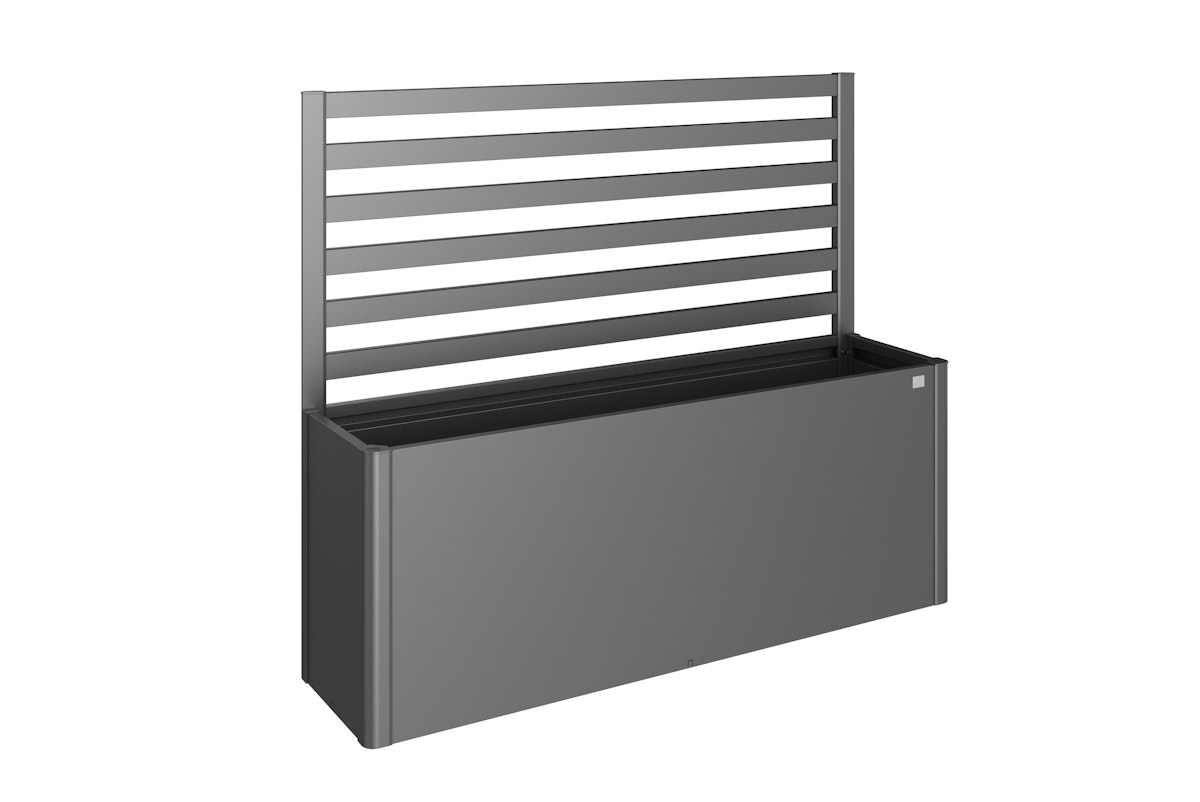 Biohort Rankgitter für Hochbeet 2 m Seite, dunkelgrau-metallic von Biohort