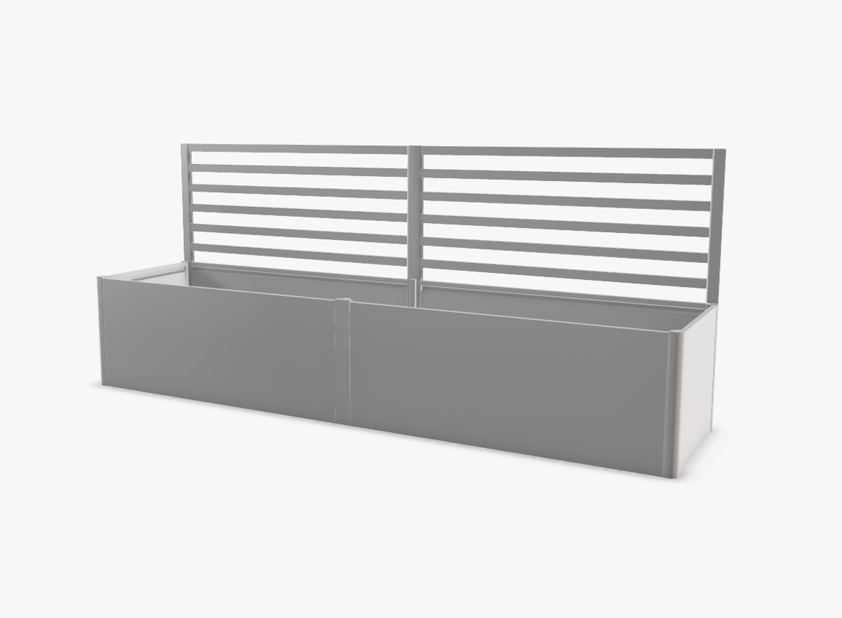 Biohort Rankgitter für Hochbeet 4 m Seite silber-metallic Biohort Rankgitter für Hochbeet 4 m Seite silber-metallic von Biohort