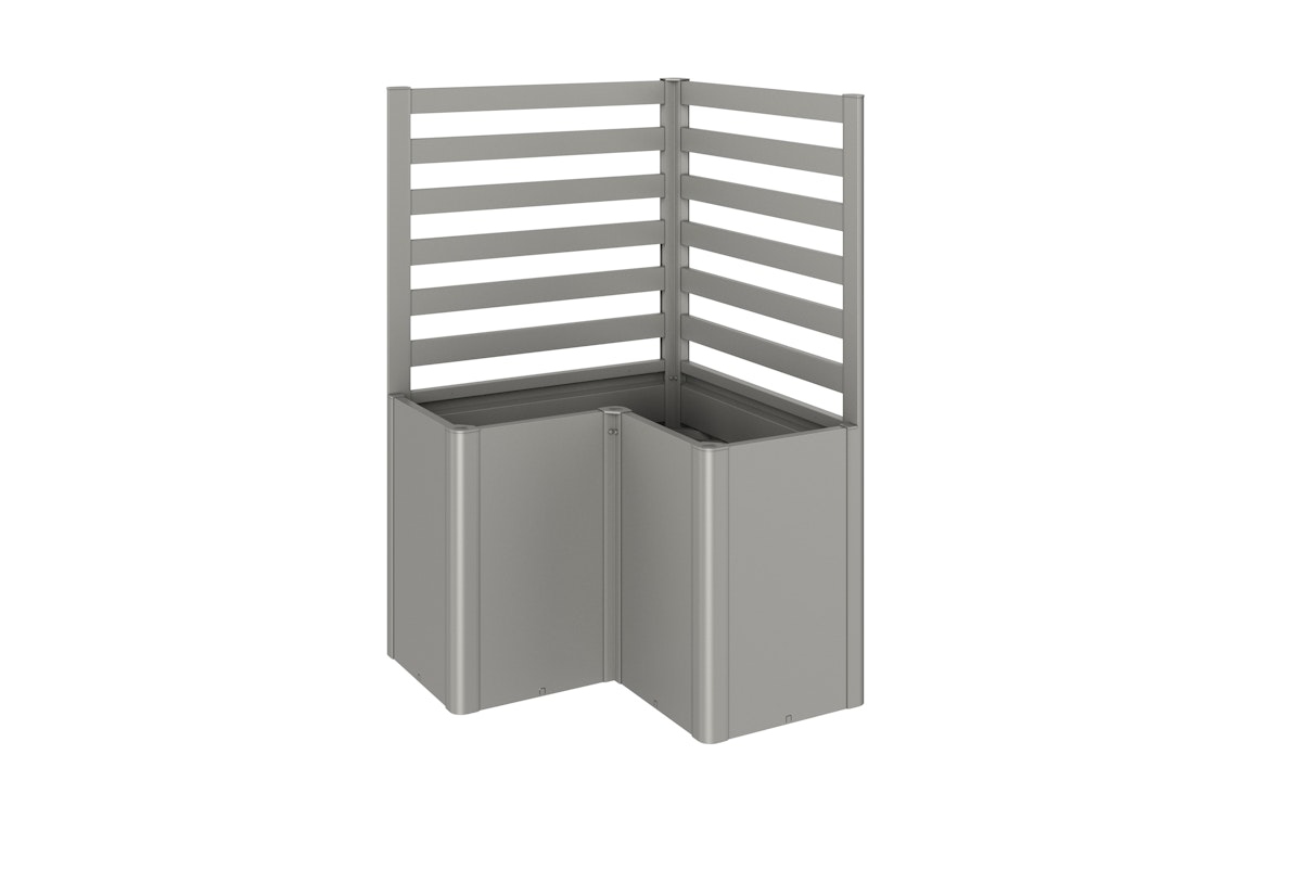 Biohort Rankgitter für Pflanzbeet Belvedere mit L-Form (2 Stück; für Gr. L100, L150, L200) Belvedere Gr. L100 (MINI, MIDI und MAXI) quarzgrau-metallic von Biohort