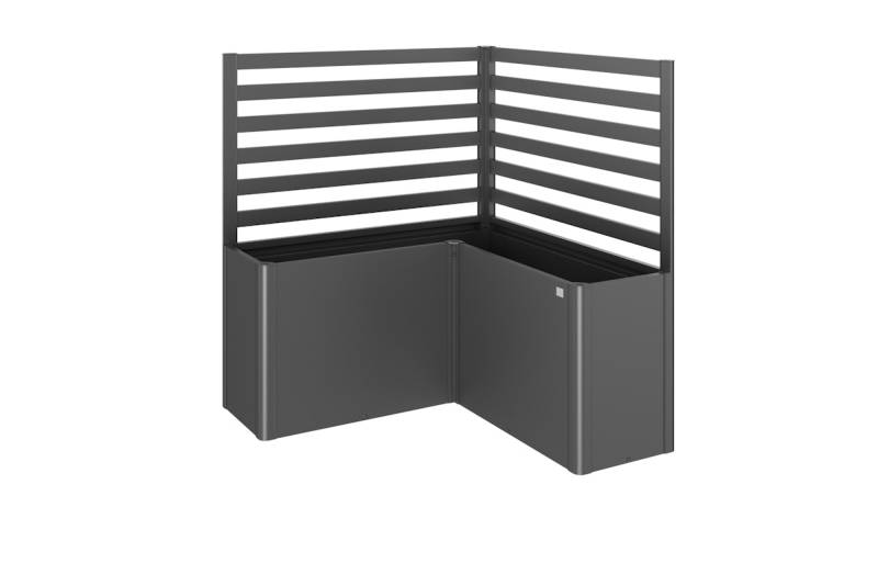 Biohort Rankgitter für Pflanzbeet Belvedere mit L-Form (2 Stück; für Gr. L100, L150, L200) Belvedere Gr. L150 (MINI, MIDI und MAXI) dunkelgrau-metallic von Biohort