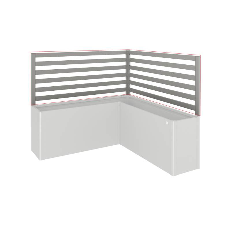 Biohort Rankgitter quarzgrau für Hochbeet Gr. L200/L2 x 1, 2 Stück von Biohort