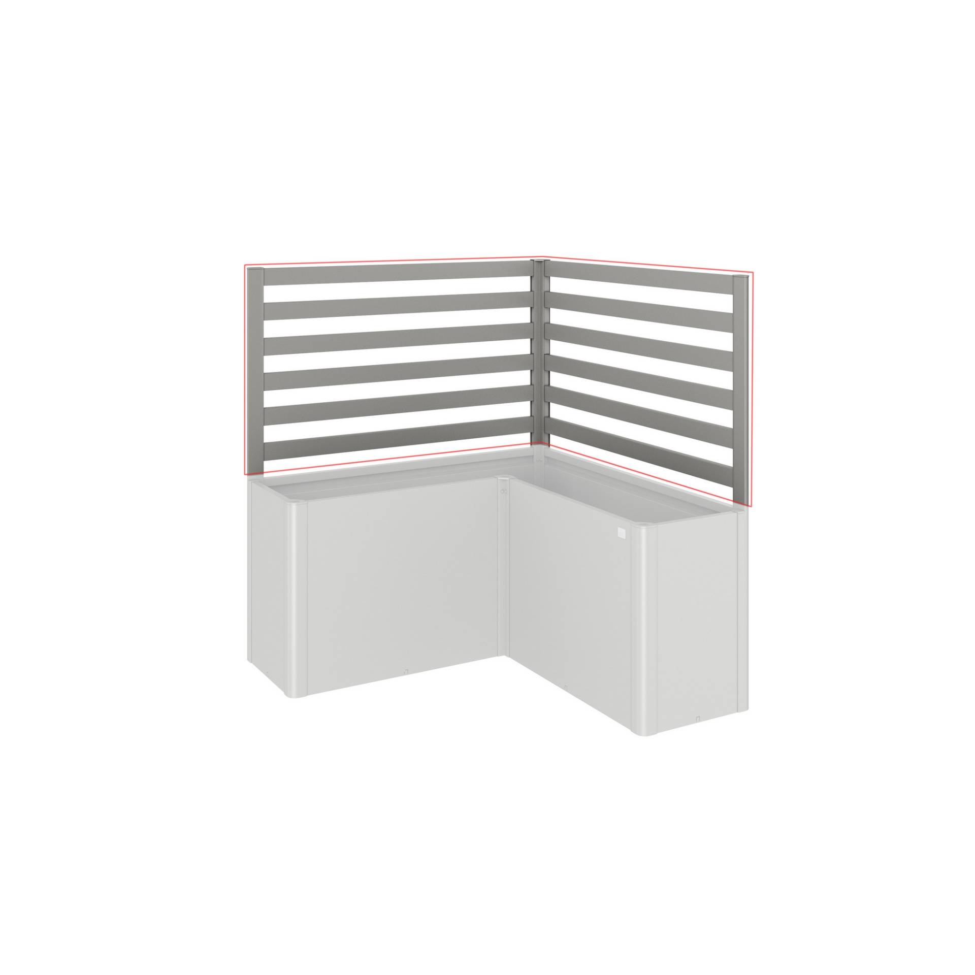 Biohort Rankgitter quarzgrau für Hochbeet L-Form Gr. L150, 2 Stück Biohort Rankgitter quarzgrau für Hochbeet L-Form Gr. L150, 2 Stück von Biohort