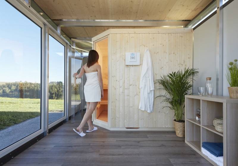 Biohort Saunamodul Thermarium für CasaNova-Türanschlag links von Biohort