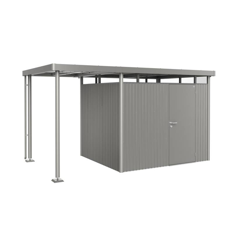 Biohort Seitendach Größe S zu Gerätehaus 'HighLine' Größe H3 quarzgrau-metallic von Biohort
