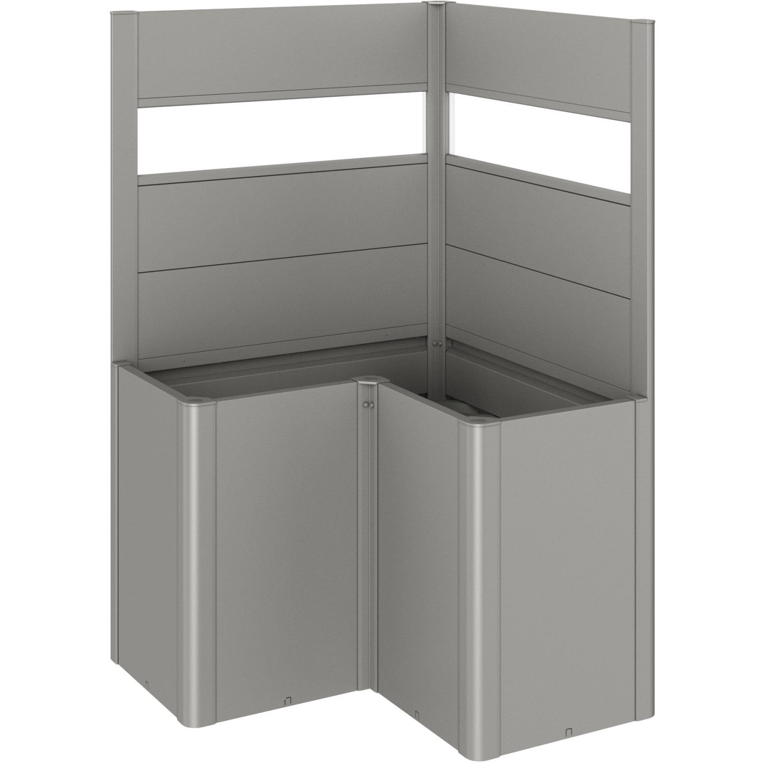 Biohort Sichtschutz Belvedere L-Form 2 Stk. m. Acrylglas Gr. L100 Quarzgr.-Met. Biohort Sichtschutz Belvedere L-Form 2 Stk. m. Acrylglas Gr. L100 Quarzgr.-Met. von Biohort