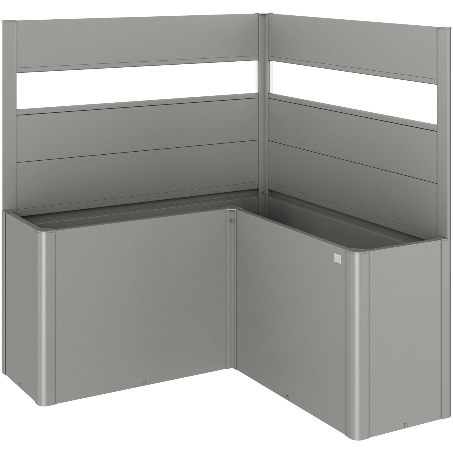 Biohort Sichtschutz Belvedere L-Form 2 Stk. m. Acrylglas Gr. L150 Quarzgr.-Met. Biohort Sichtschutz Belvedere L-Form 2 Stk. m. Acrylglas Gr. L150 Quarzgr.-Met. von Biohort