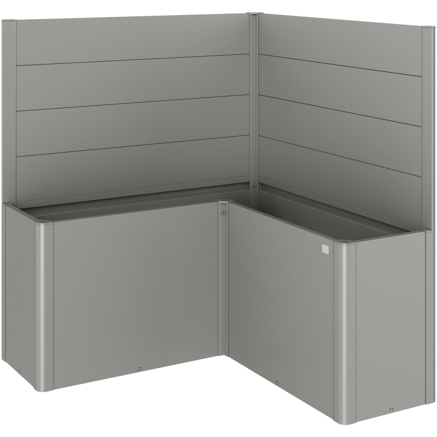 Biohort Sichtschutz Belvedere L-Form 2 Stk. o. Acrylglas Gr. L150 Quarzgr.-Met. Biohort Sichtschutz Belvedere L-Form 2 Stk. o. Acrylglas Gr. L150 Quarzgr.-Met. von Biohort