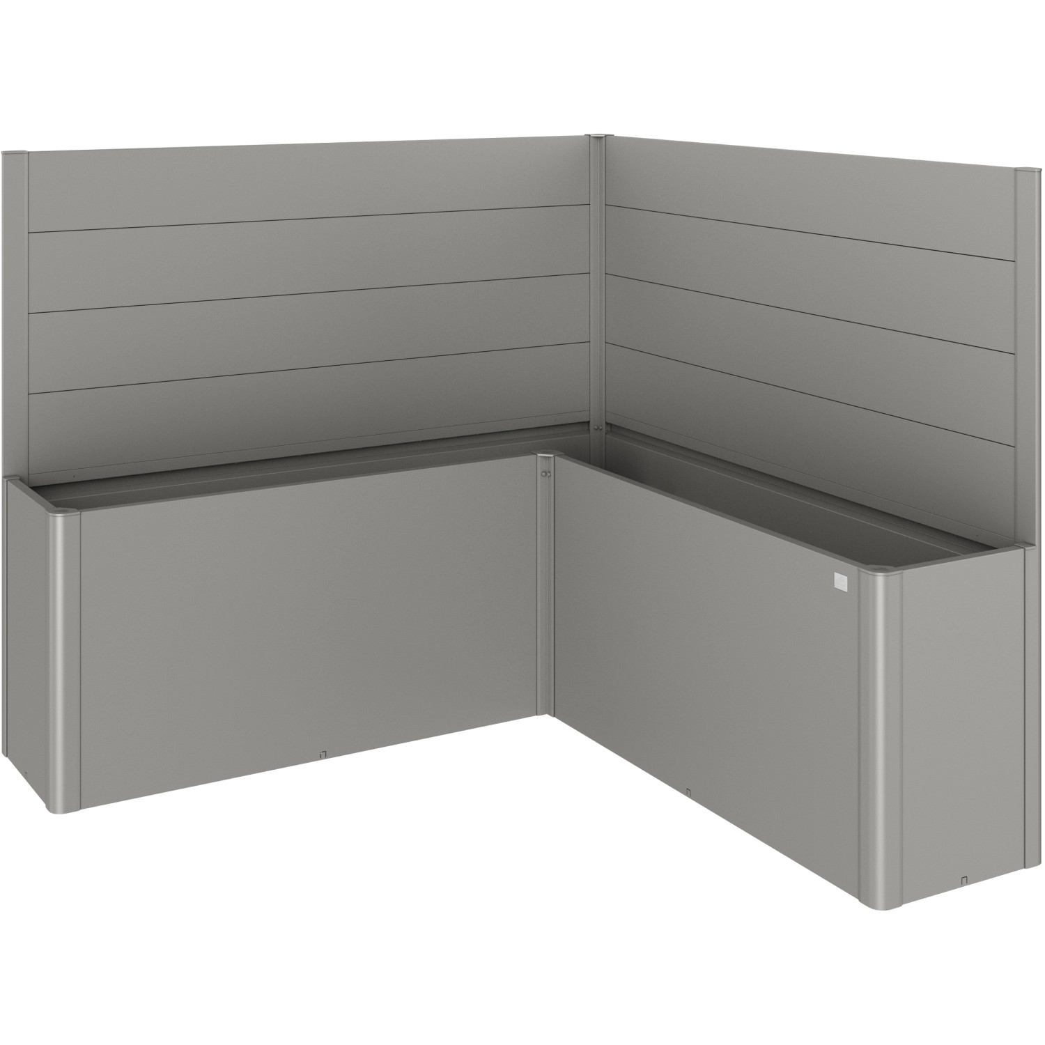 Biohort Sichtschutz Belvedere L-Form 2 Stk. o. Acrylglas Gr. L200 Quarzgr.-Met. Biohort Sichtschutz Belvedere L-Form 2 Stk. o. Acrylglas Gr. L200 Quarzgr.-Met. von Biohort