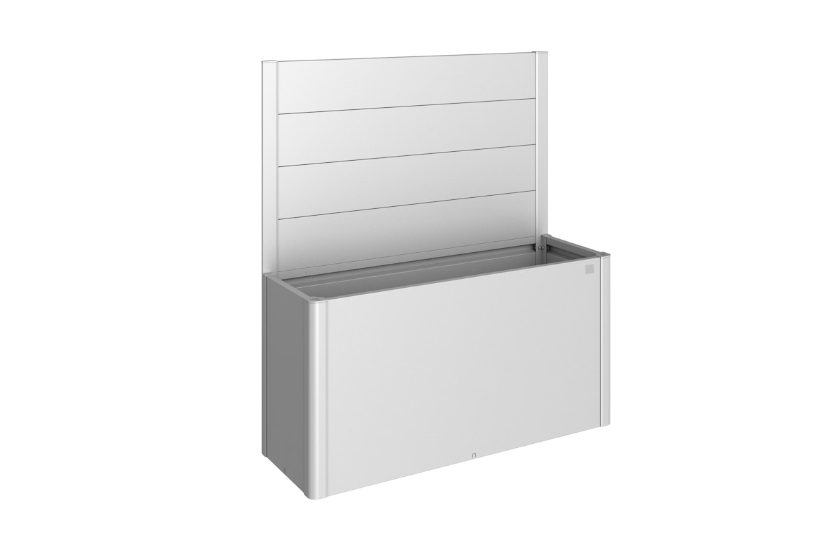 Biohort Sichtschutz für Pflanzbeet Belvedere/Hochbeet - 1,5 m Seite - silber-metallic von Biohort