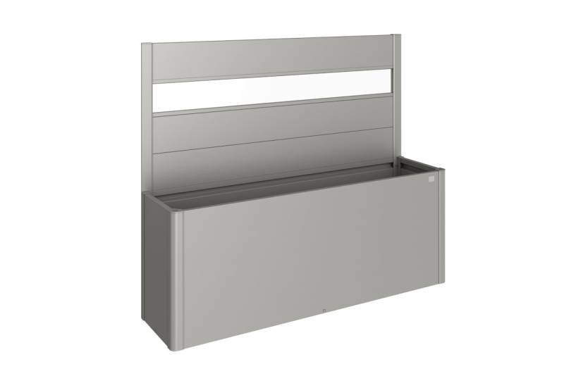 Biohort Sichtschutz mit Acrylglas-Paneel für Belvedere/Hochbeet - 2 m Seite, quarzgrau-metallic von Biohort