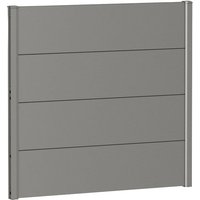 Biohort Sichtschutzelement, 4 Metall-Paneele und 2 Führungsschienen, LxH: 96x91 cm von Biohort