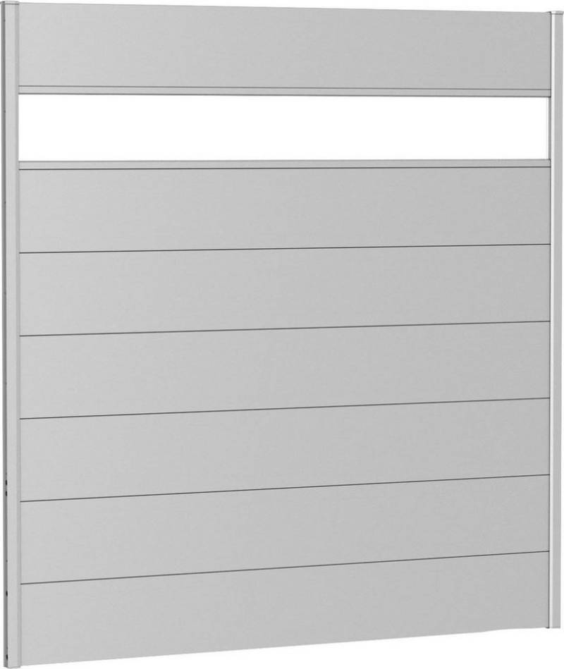 Biohort Sichtschutzelement, 7 Metall-Paneele, 1 Acrylglas-Paneel und 2 Schienen, LxH: 180x182 cm von Biohort