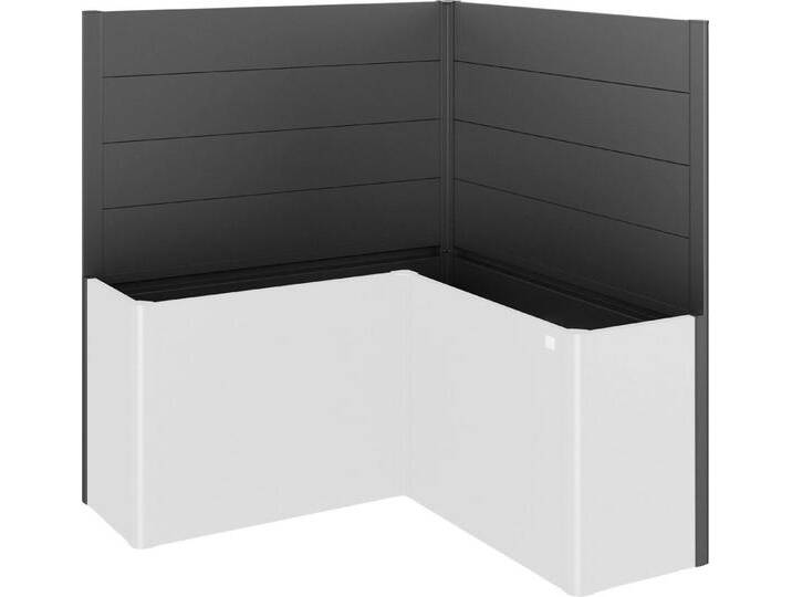 Biohort Sichtschutzelement, für Hochbeet Belvedere L150 (L-Form), LxH: 152x91, grau von Biohort