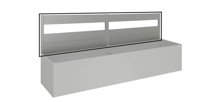 Biohort Sichtschutzelement mit Acrylglas für Hochbeet 4x1, aus Stahl von Biohort