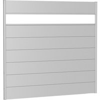 Biohort Sichtschutzelement, 7 Metall-Paneele, 1 Acrylglas-Paneel und 2 Schienen, LxH: 194x182 cm von Biohort