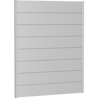 Biohort Sichtschutzelement, 8 Metall-Paneele und 2 Führungsschienen, LxH: 145x182 cm von Biohort