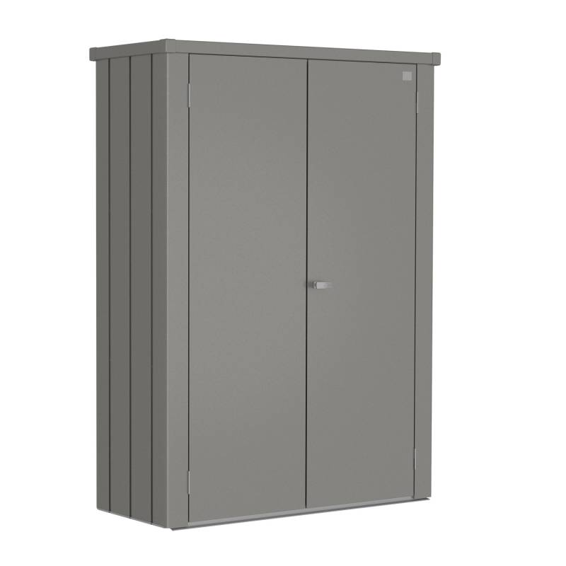 Biohort Terrassenschrank Romeo 181 cm x 132 cm x 57 cm Quarzgrau-Metallic von Biohort