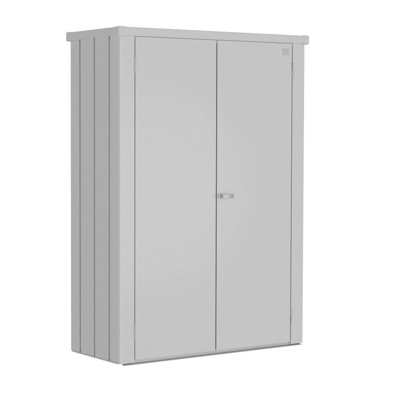 Biohort Terrassenschrank Romeo 181 cm x 132 cm x 57 cm Silber-Metallic von Biohort