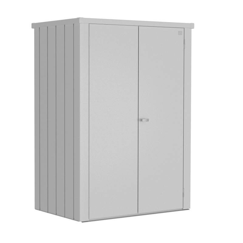 Biohort Terrassenschrank Romeo 181 cm x 132 cm x 87 cm Silber-Metallic von Biohort