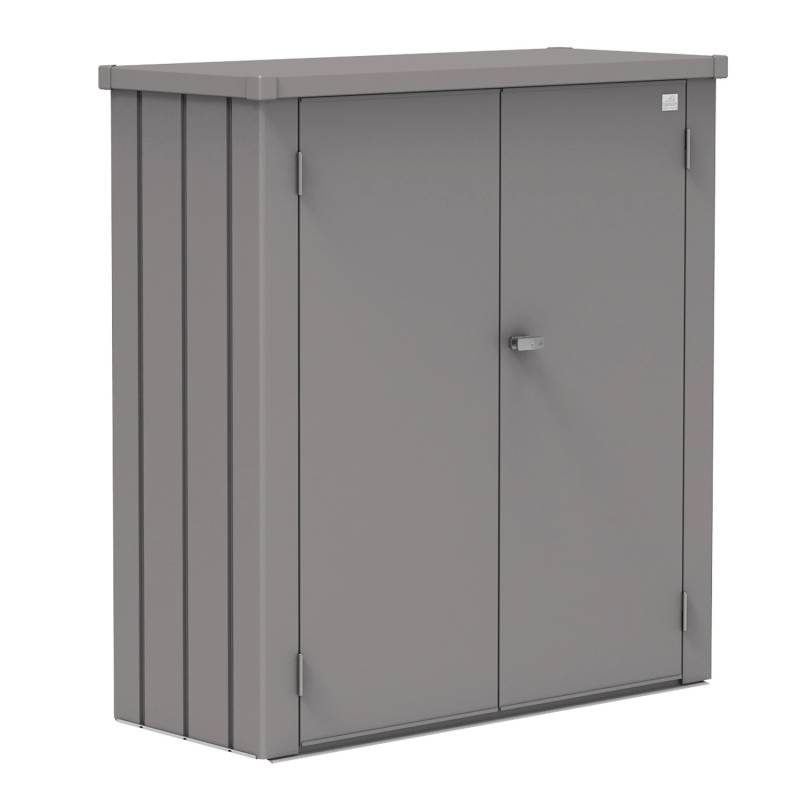 Biohort Geräteschuppen Romeo M Quarzgrau 140 cm x 132 cm x 57 cm von Biohort
