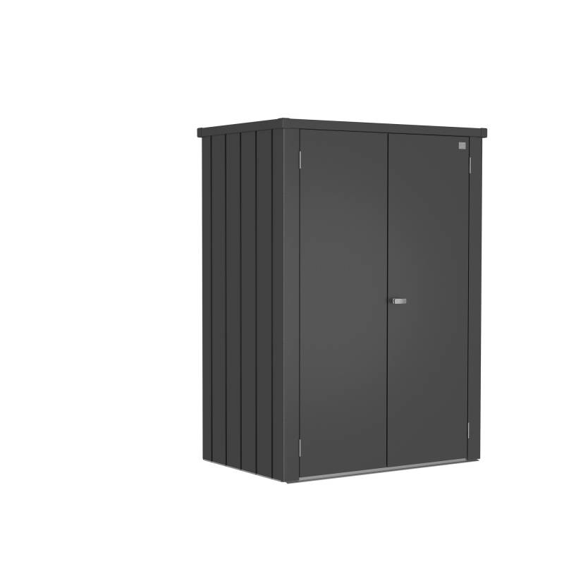 Biohort Terrassenschrank 'Romeo' dunkelgrau-metallic 132 x 87 x 181 cm von Biohort