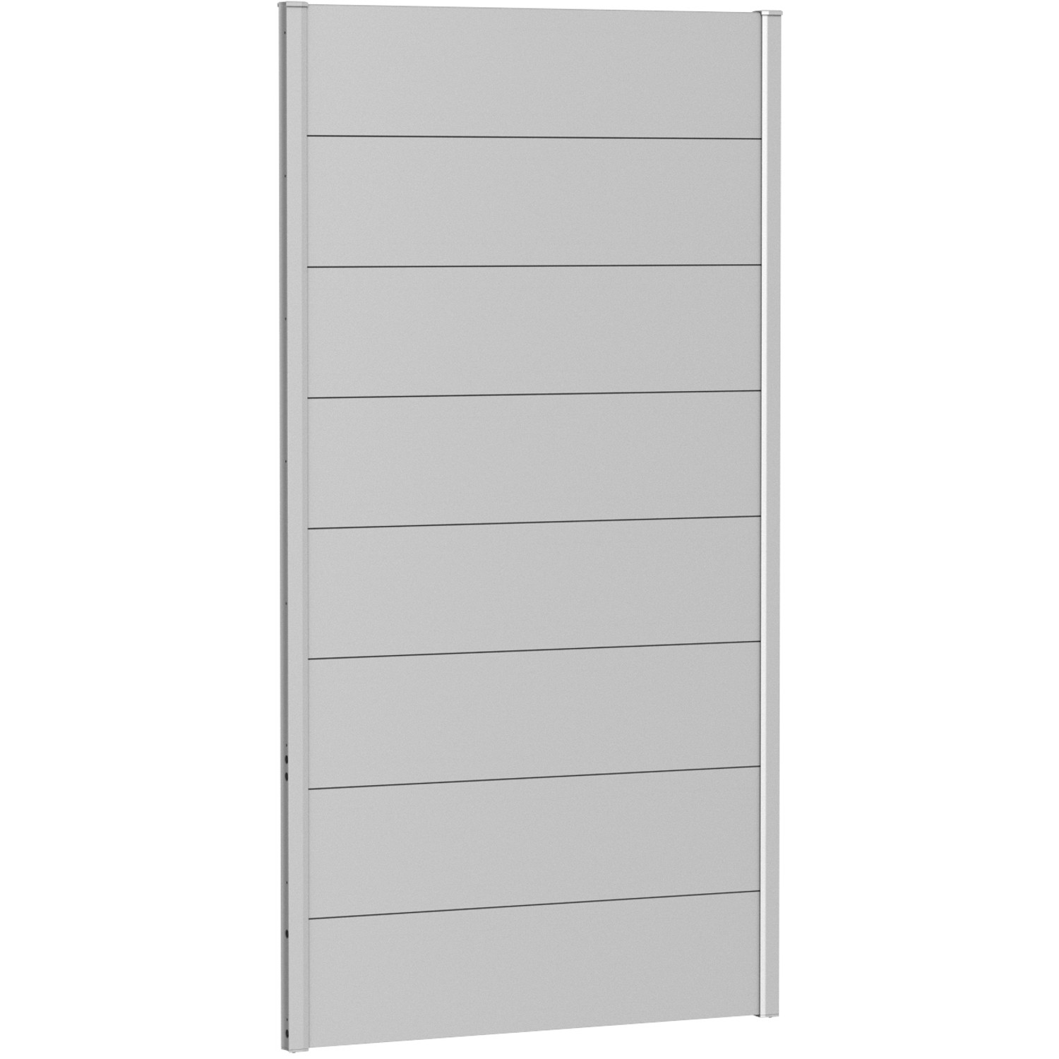 Biohort Wandpaneel Sichtschutz o. Acrylglas 100 cm x 180 cm Silber-Metallic Biohort Wandpaneel Sichtschutz o. Acrylglas 100 cm x 180 cm Silber-Metallic von Biohort