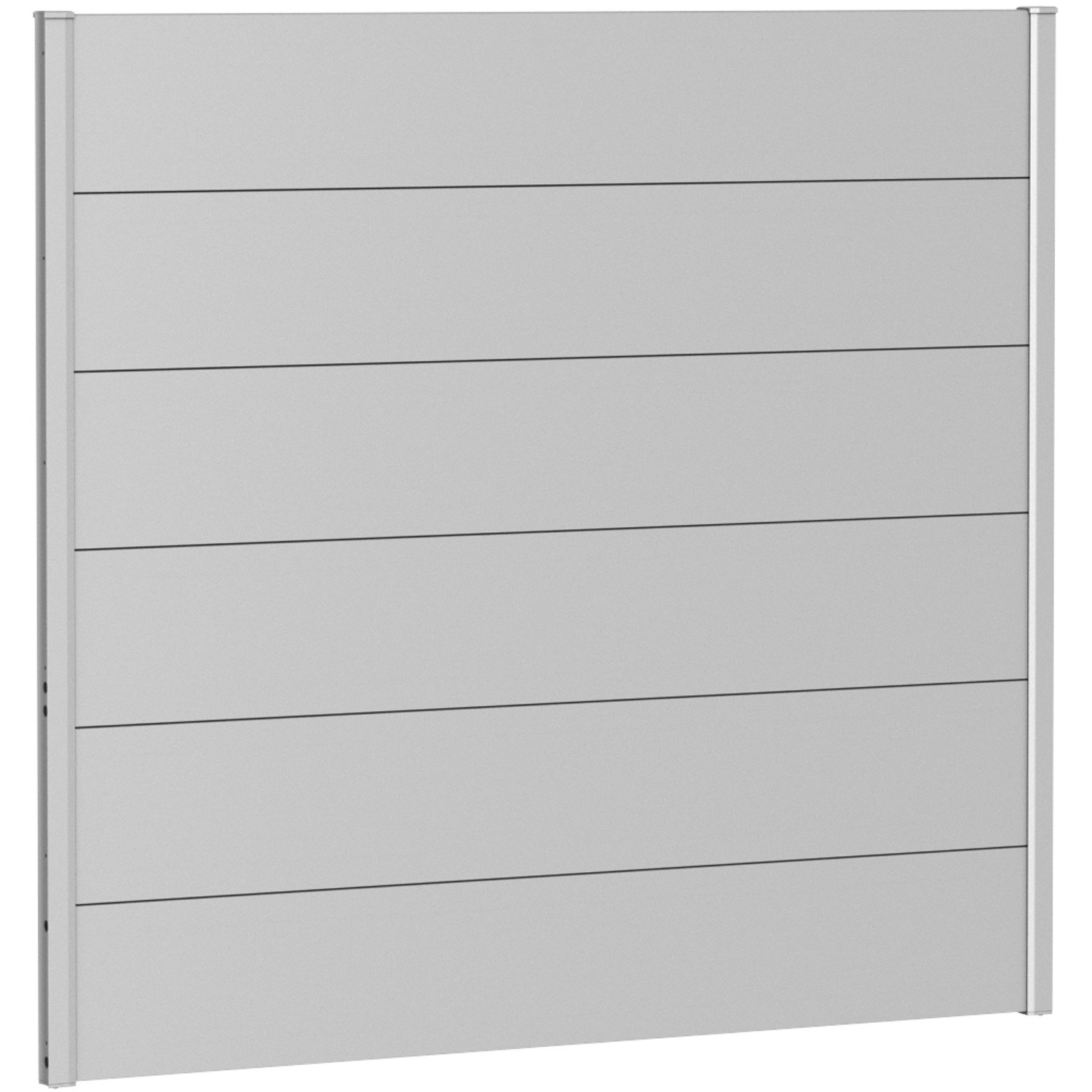 Biohort Wandpaneel Sichtschutz o. Acrylglas 150 cm x 135 cm Silber-Metallic Biohort Wandpaneel Sichtschutz o. Acrylglas 150 cm x 135 cm Silber-Metallic von Biohort