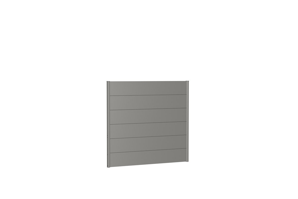 Biohort Wandpaneele für Sichtschutz B 150 x H 135 cm Ohne Acrylglas quarzgrau-metallic Biohort Wandpaneele für Sichtschutz B 150 x H 135 cm Ohne Acrylglas quarzgrau-metallic von Biohort