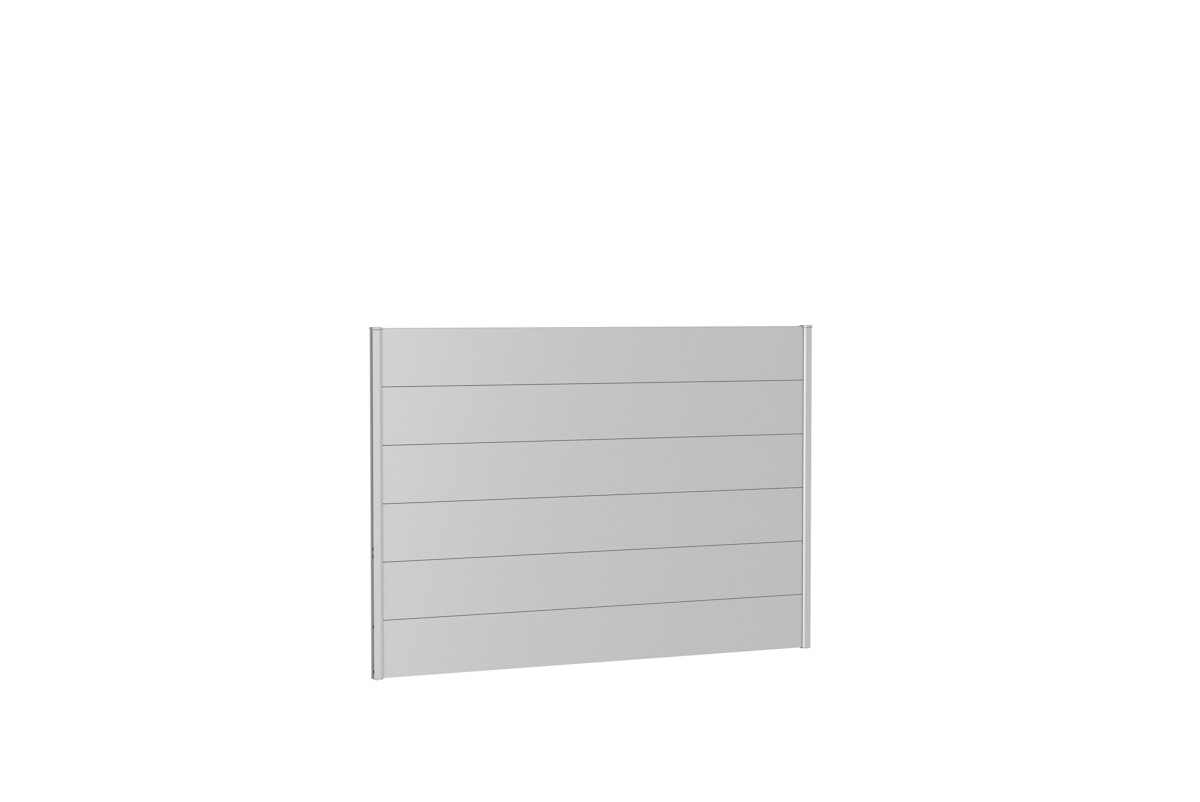 Biohort Wandpaneele für Sichtschutz B 200 x H 135 cm Ohne Acrylglas silber-metallic Biohort Wandpaneele für Sichtschutz B 200 x H 135 cm Ohne Acrylglas silber-metallic von Biohort