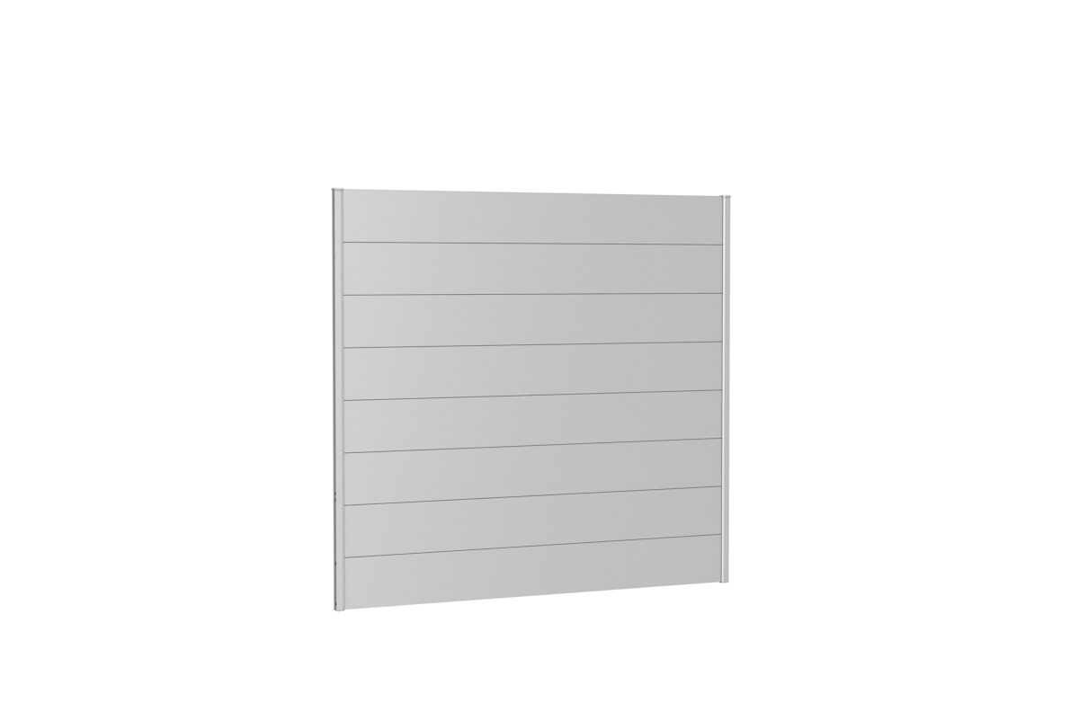 Biohort Wandpaneele für Sichtschutz B 200 x H 180 cm Ohne Acrylglas silber-metallic Biohort Wandpaneele für Sichtschutz B 200 x H 180 cm Ohne Acrylglas silber-metallic von Biohort