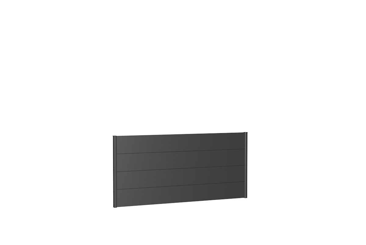 Biohort Wandpaneele für Sichtschutz B 200 x H 90 cm Ohne Acrylglas dunkelgrau-metallic Biohort Wandpaneele für Sichtschutz B 200 x H 90 cm Ohne Acrylglas dunkelgrau-metallic von Biohort