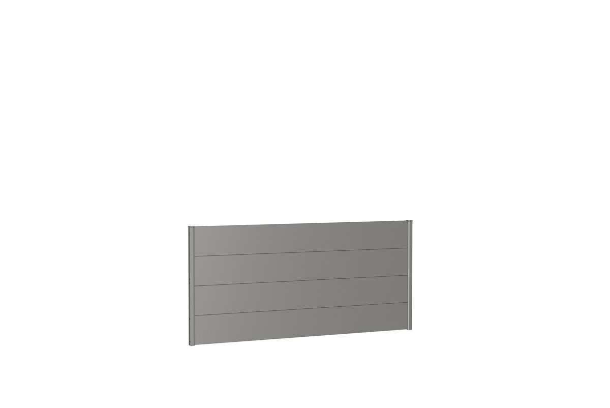 Biohort Wandpaneele für Sichtschutz B 200 x H 90 cm Ohne Acrylglas quarzgrau-metallic Biohort Wandpaneele für Sichtschutz B 200 x H 90 cm Ohne Acrylglas quarzgrau-metallic von Biohort