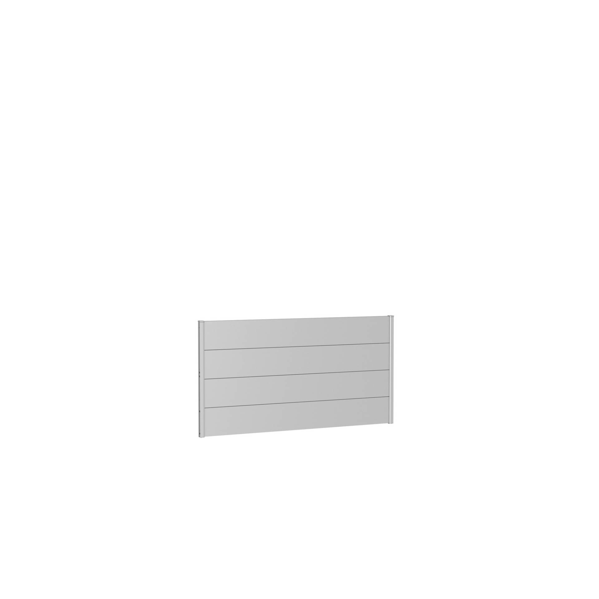 Biohort Zaunelement für Sichtschutz ohne Acrylglas silber-metallic 180 x 90 cm Biohort Zaunelement für Sichtschutz ohne Acrylglas silber-metallic 180 x 90 cm von Biohort