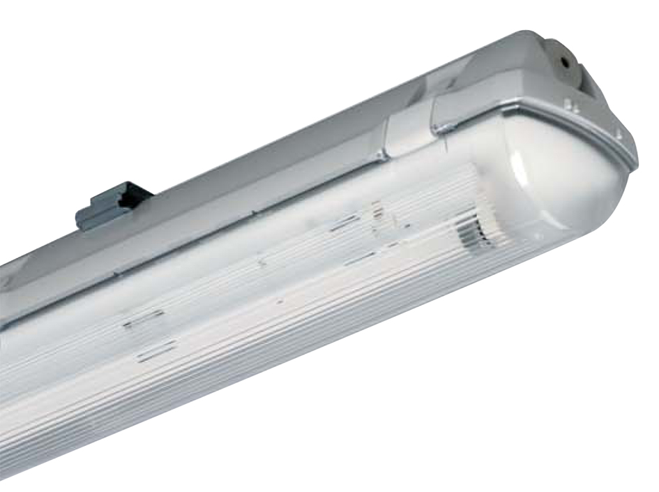Bioledex® Dolta 1-fach Feuchtraumleuchte für 120cm LED Röhre von Bioledex