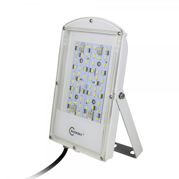 Bioledex ASTIR LED Fluter 12VDC 28W 2400Lm 120° 3000K Grau von Bioledex