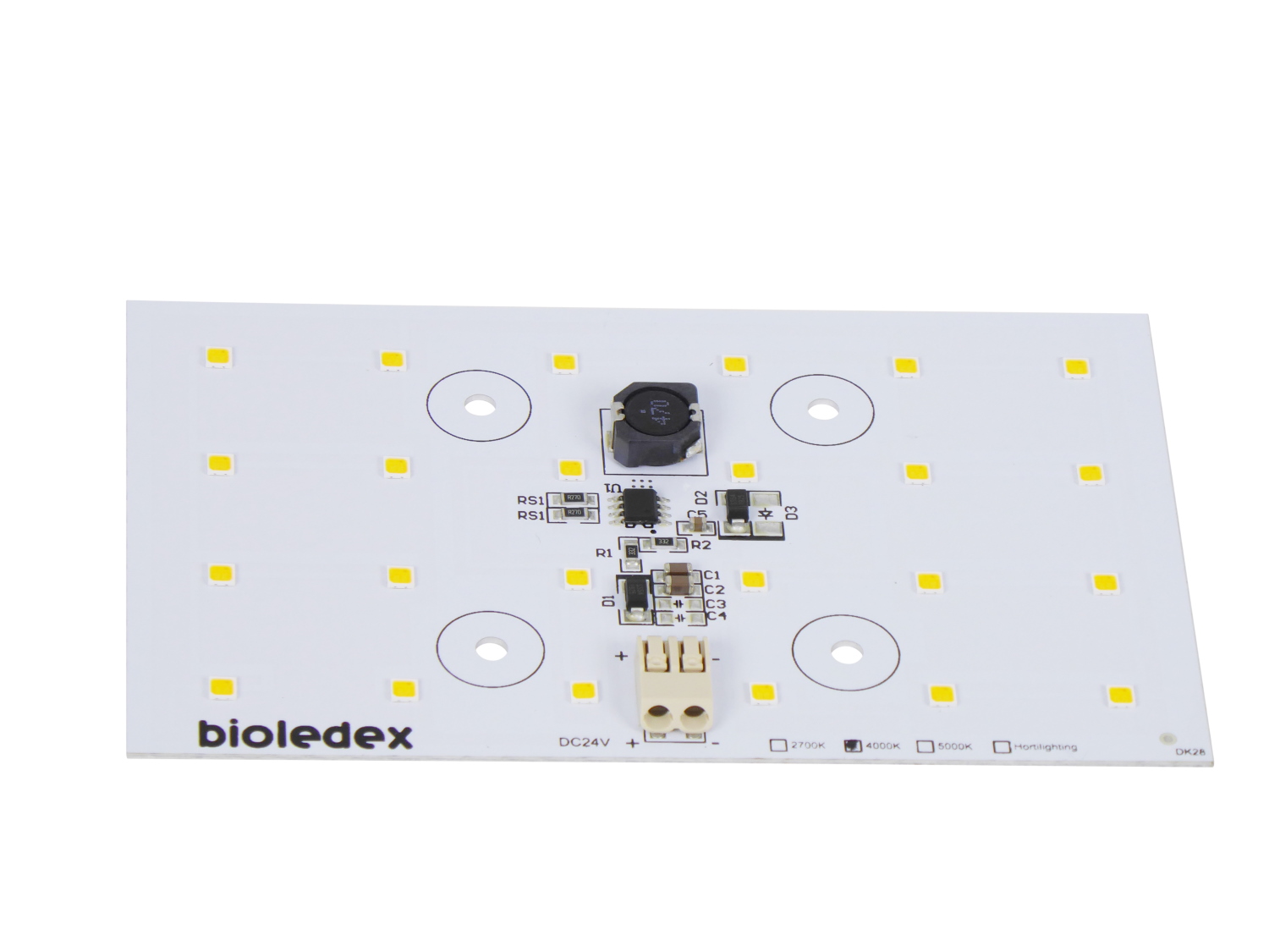 Bioledex GoLeaf LED Modul für Pflanzen 120x74mm 24VDC 24W 3500K von Bioledex