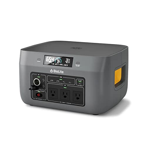 BioLite BaseCharge Powerstation Solargenerator mit Li-Ionen-Akku 600 oder 1500 1500 von Biolite