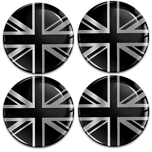 Biomar Labs 4 x 45mm Aufkleber 3D Silikon UK GB United Kingdom Union Jack Flagge Fahne Silber Schwarz Für Radkappen Nabenkappen Radnabendeckel Rad-Aufkleber Nabendeckel A 10845 Biomar Labs 4 x 45mm Aufkleber 3D Silikon UK GB United Kingdom Union Jack Flagge Fahne Silber Schwarz Für Radkappen Nabenkappen Radnabendeckel Rad-Aufkleber Nabendeckel A 10845 von Biomar Labs