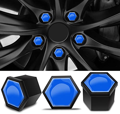 Biomar Labs Radmutternabdeckungen mit Verriegelungsbolzenkappen, universal, 17 mm, Blau glänzend NB 3 Biomar Labs Radmutternabdeckungen mit Verriegelungsbolzenkappen, universal, 17 mm, Blau glänzend NB 3 von Biomar Labs