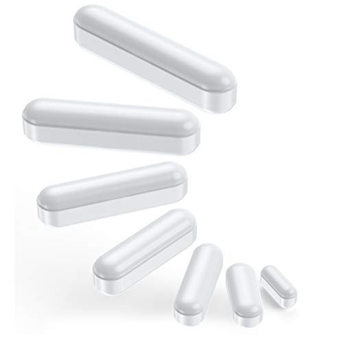 Biomed Scientific Magnetrührstab PTFE Magnetrührer Mixer Rührstäbe hoher Magnetismus Teflon beschichtete Rührstab Typ C Set 7 Stück/Packung, weiß von Biomed Solutions