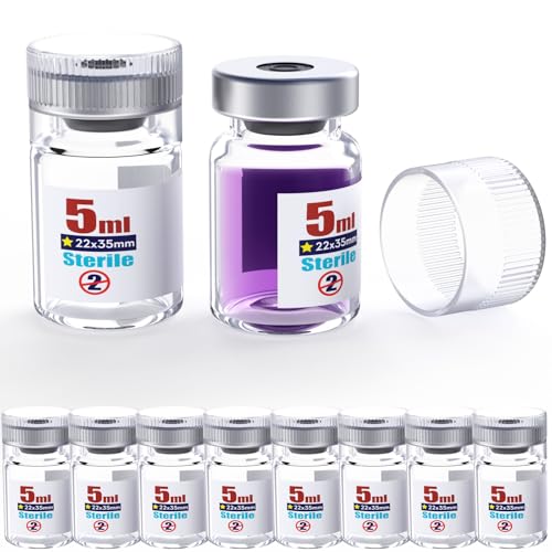 Biomed Solutions Sterile leere Phiole mit wiederverwendbarem Kunststoffdeckel, fertig zum Befüllen von Glasbehältern, Flüssigkeitsinjektionsflasche versiegelt mit selbstheilendem Injektionsanschluss Biomed Solutions Sterile leere Phiole mit wiederverwendbarem Kunststoffdeckel, fertig zum Befüllen von Glasbehältern, Flüssigkeitsinjektionsflasche versiegelt mit selbstheilendem Injektionsanschluss von Biomed Solutions