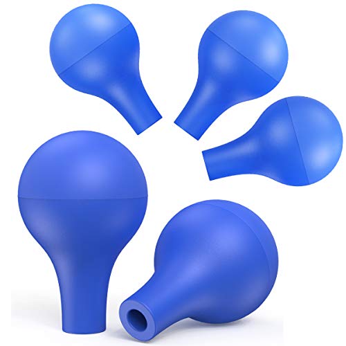 Pipetten-Gummikappen für Labor-Saugnapf, birnenförmig, passend für 1 ml, 3 ml, 5 ml, 10 ml, 15 ml, 20 ml, 5 Stück von Biomed Solutions