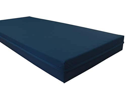 Biona Inkontinenzbezug – Matratzenschutzbezug, Länge 200 cm, blau, wasserdicht, versch. Größen (140x200x18 cm) von Biona